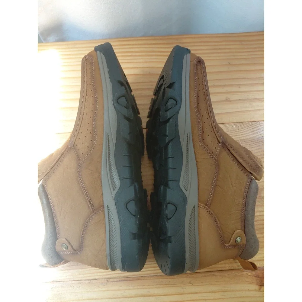 New Mostelo Shoes Men US 12, EUR 47 Hiking Comfort Outdoor Brown/Aged Tan